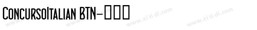 ConcursoItalian BTN字体转换